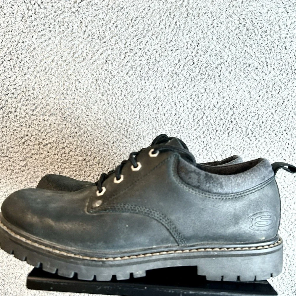 Skechers Tom Cat Oxford Utility Dress/Work Shoes Leather Boots Size 11 Y2K VTG